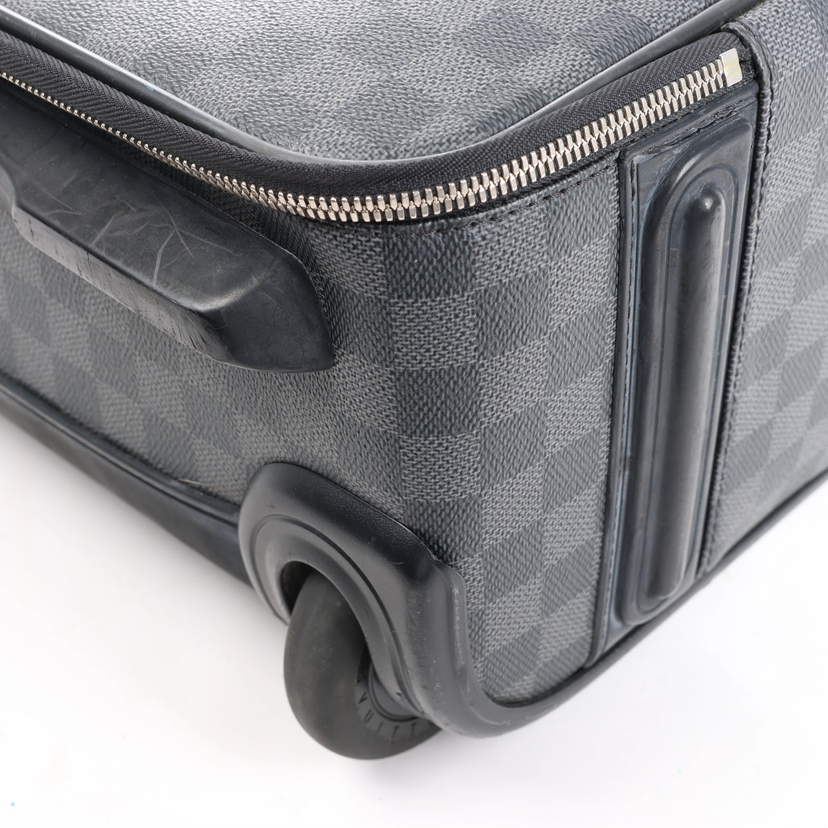 Louis Vuitton Pegase 55 Damier Graphite Travel Bag in Black