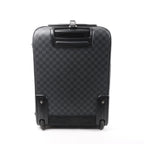 Louis Vuitton Pegase 55 Damier Graphite Travel Bag in Black