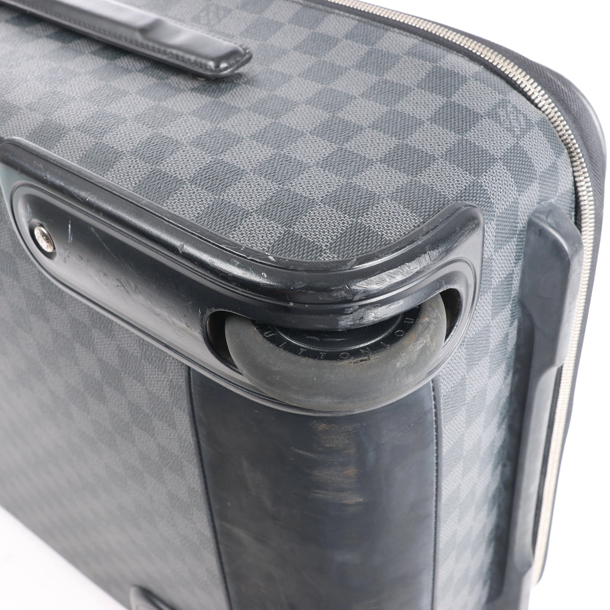Louis Vuitton Pegase 55 Damier Graphite Travel Bag in Black