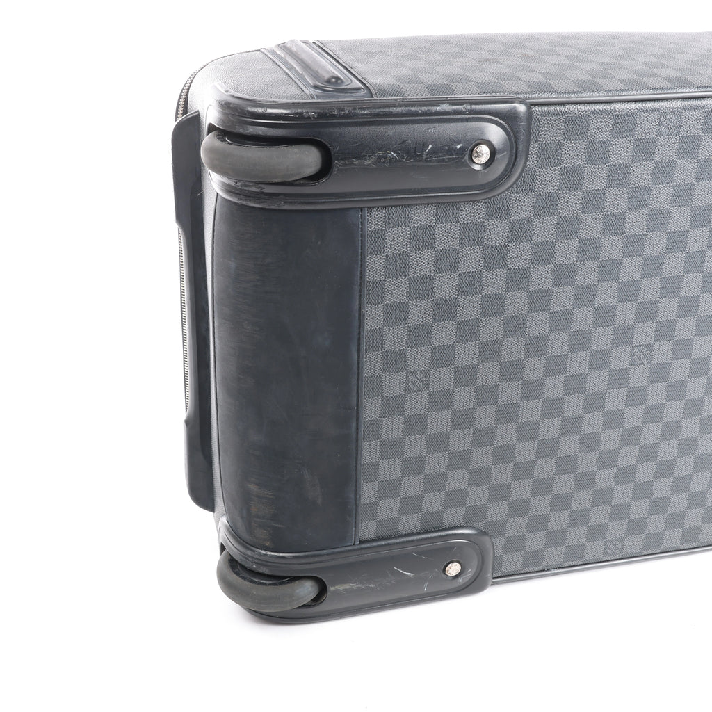 Louis Vuitton Pegase 55 Damier Graphite Travel Bag in Black