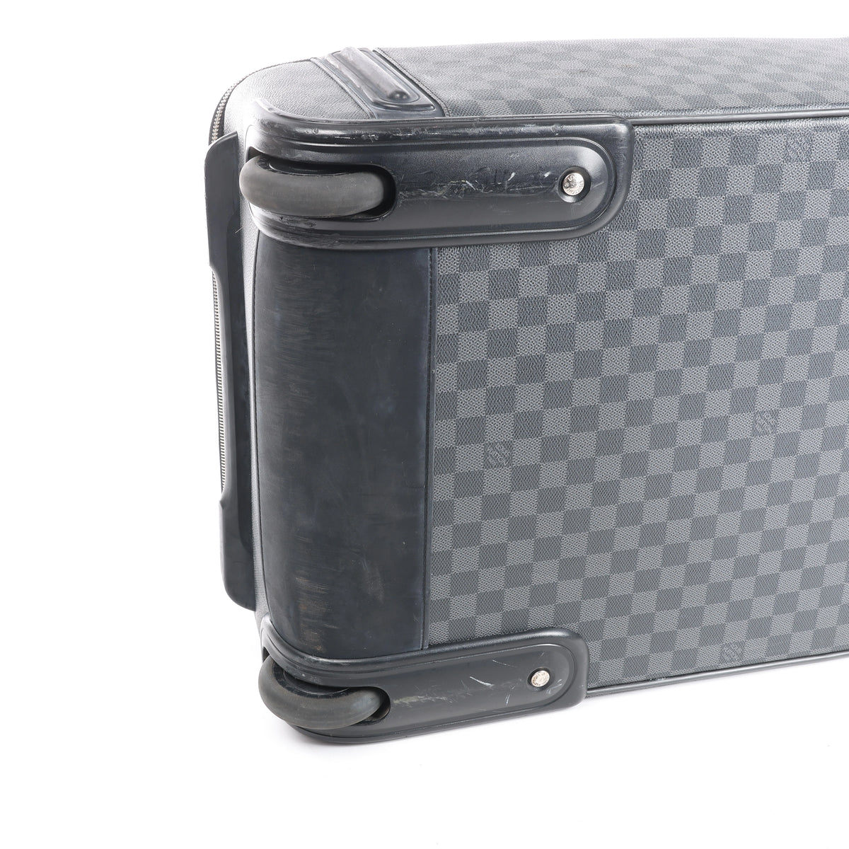 Louis Vuitton Pegase 55 Damier Graphite Travel Bag in Black