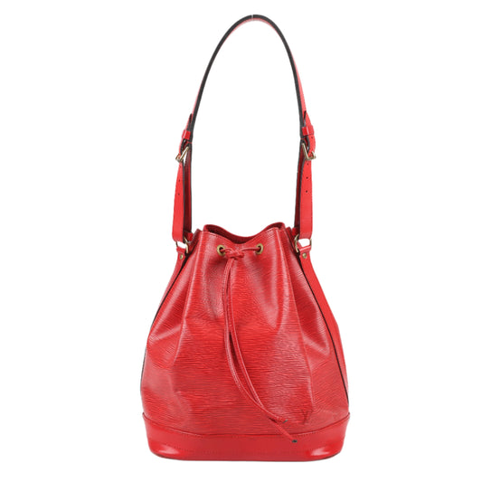 LOUIS VUITTON Epi Leather Noe Shoulder Bag in Red