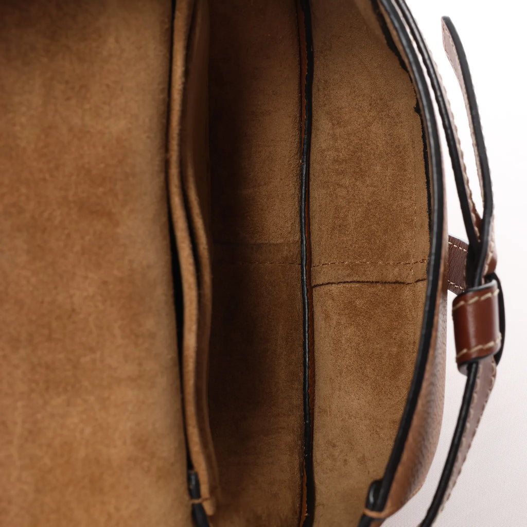 LOEWE Gate Small Crossbody Bag in Brown