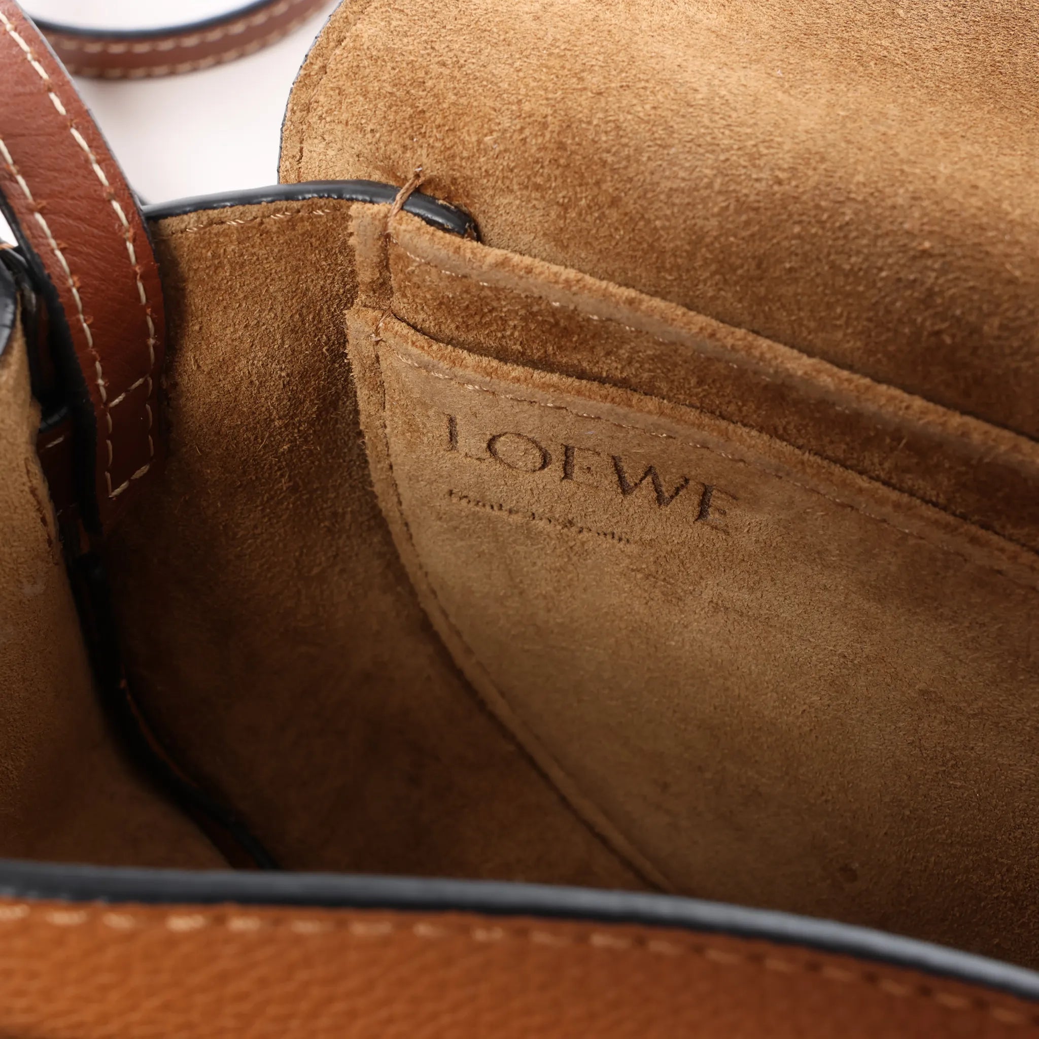 LOEWE Gate Small Crossbody Bag in Brown