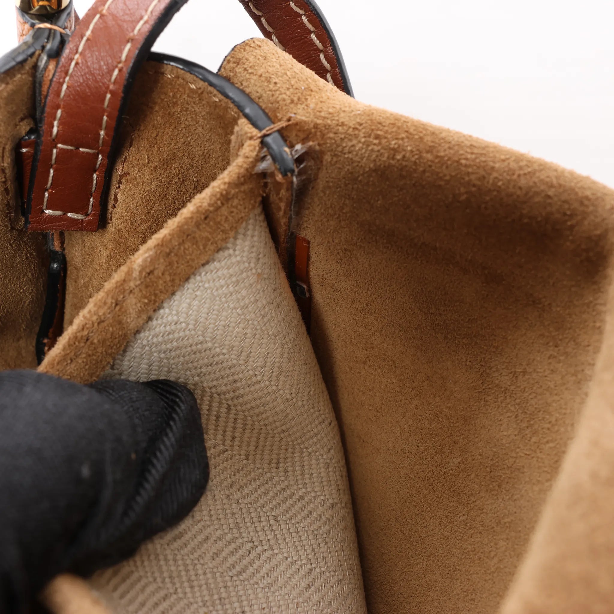 LOEWE Gate Small Crossbody Bag in Brown