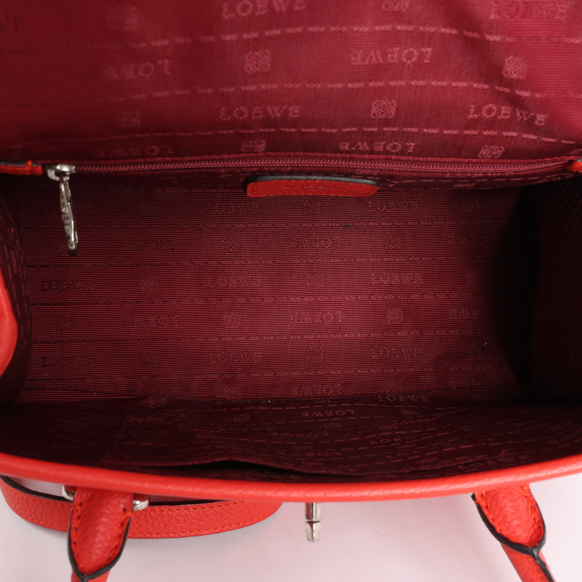 Bolso de mano LOEWE Puzzle pequeño de cuero 2 vías en rosa