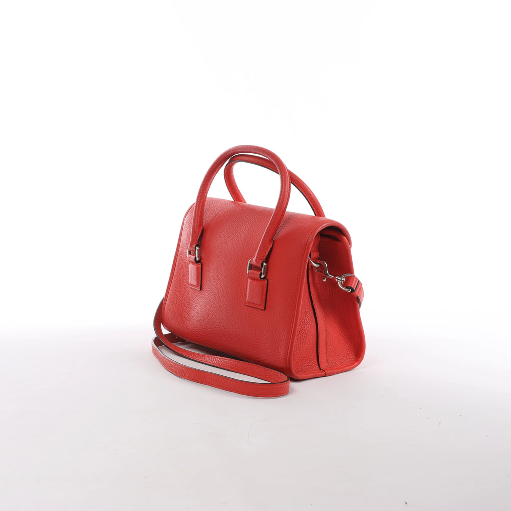 Bolso de mano LOEWE Puzzle pequeño de cuero 2 vías en rosa