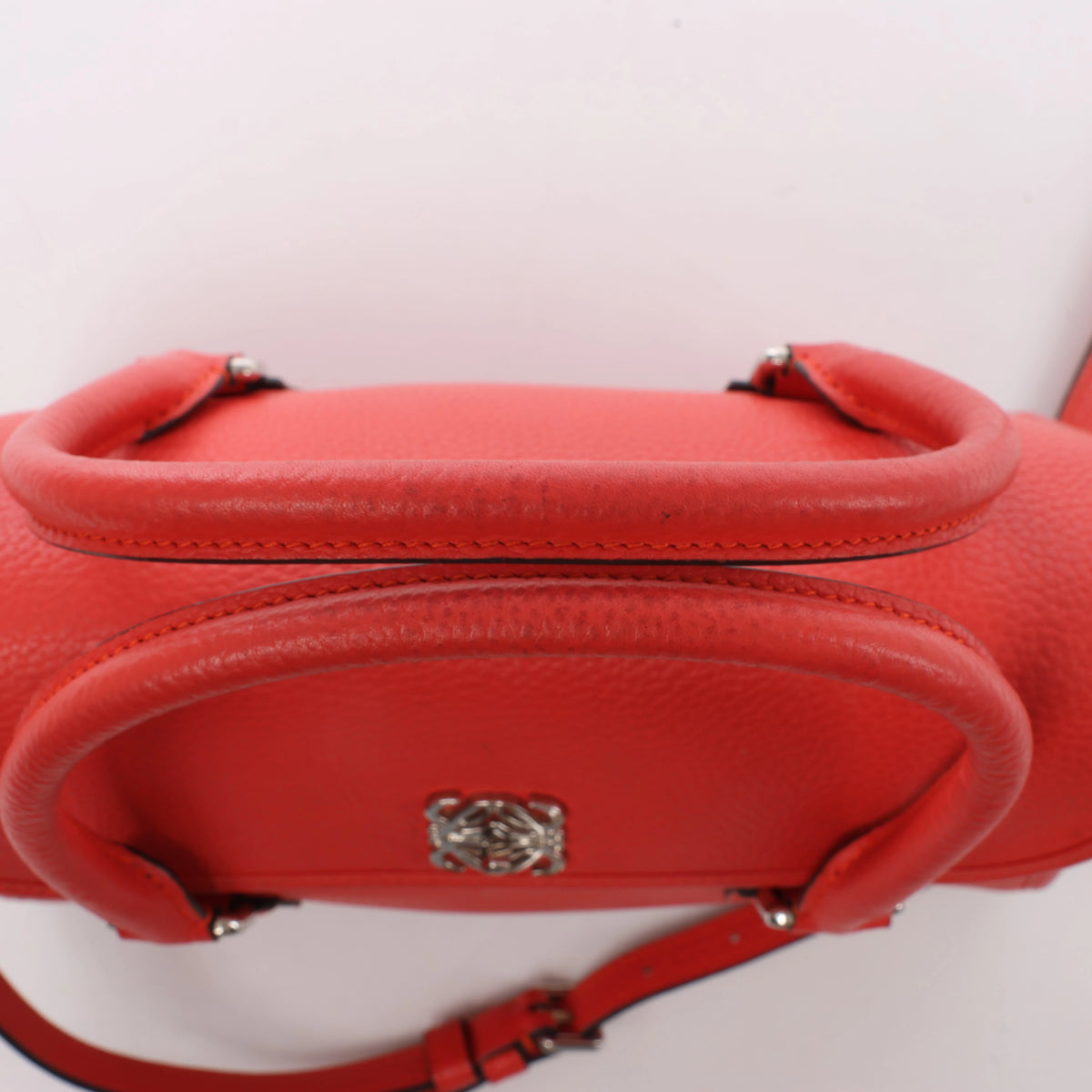 Bolso de mano LOEWE Puzzle pequeño de cuero 2 vías en rosa