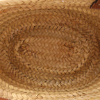 LOEWE Anagram Basket Small Raffia x Leather Handbag in Beige x Brown