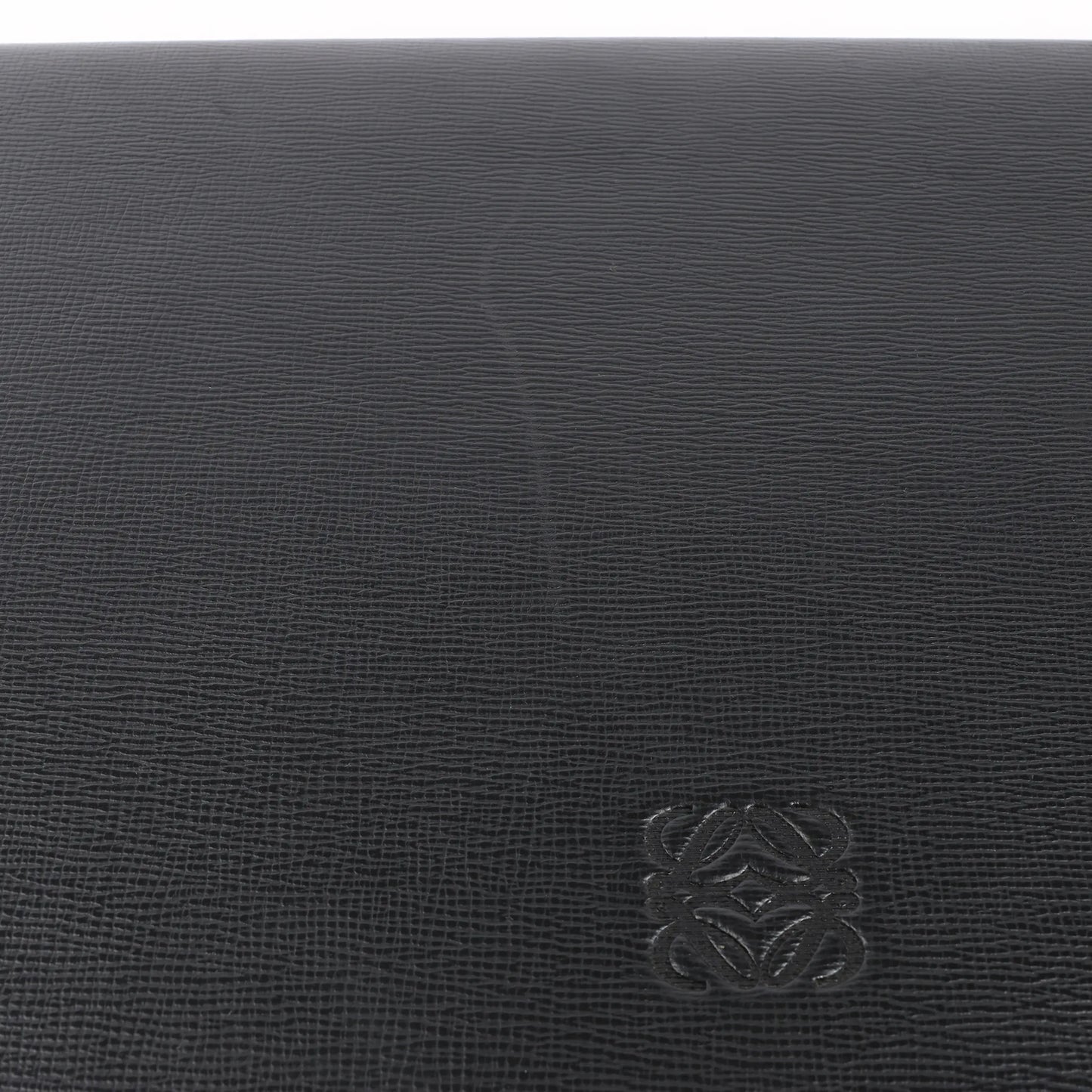 Loewe Anagram Leather Travel Bag in Black