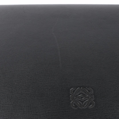 Loewe Anagram Leather Travel Bag in Black