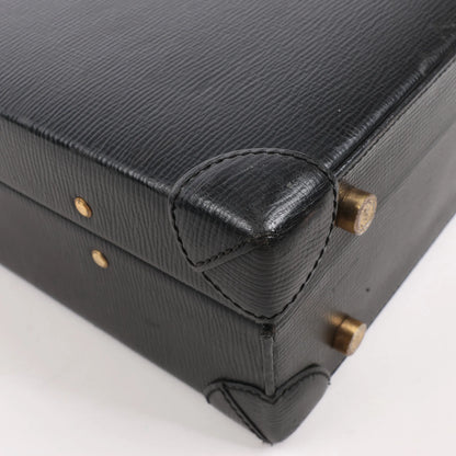 Loewe Anagram Leather Travel Bag in Black