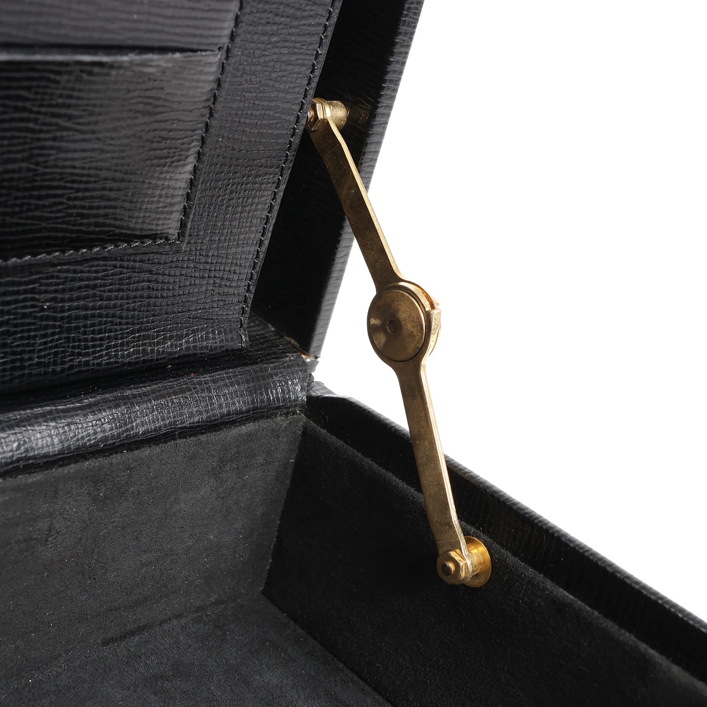 Loewe Anagram Leather Travel Bag in Black