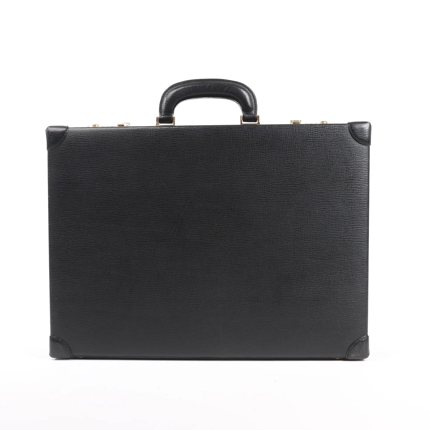 Loewe Anagram Leather Travel Bag in Black