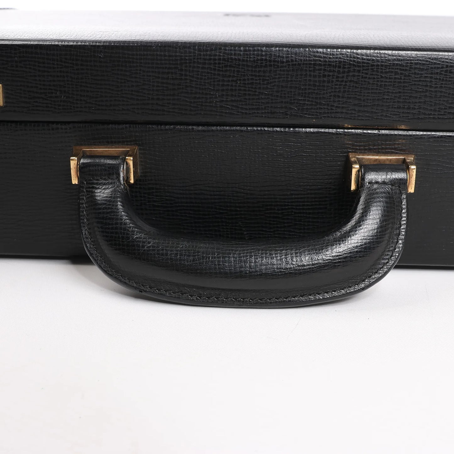 Loewe Anagram Leather Travel Bag in Black