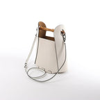 LOEWE Bamboo Buckets Leather 2Way Handbag in White