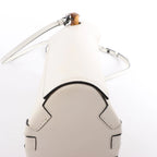 LOEWE Bamboo Buckets Leather 2Way Handbag in White