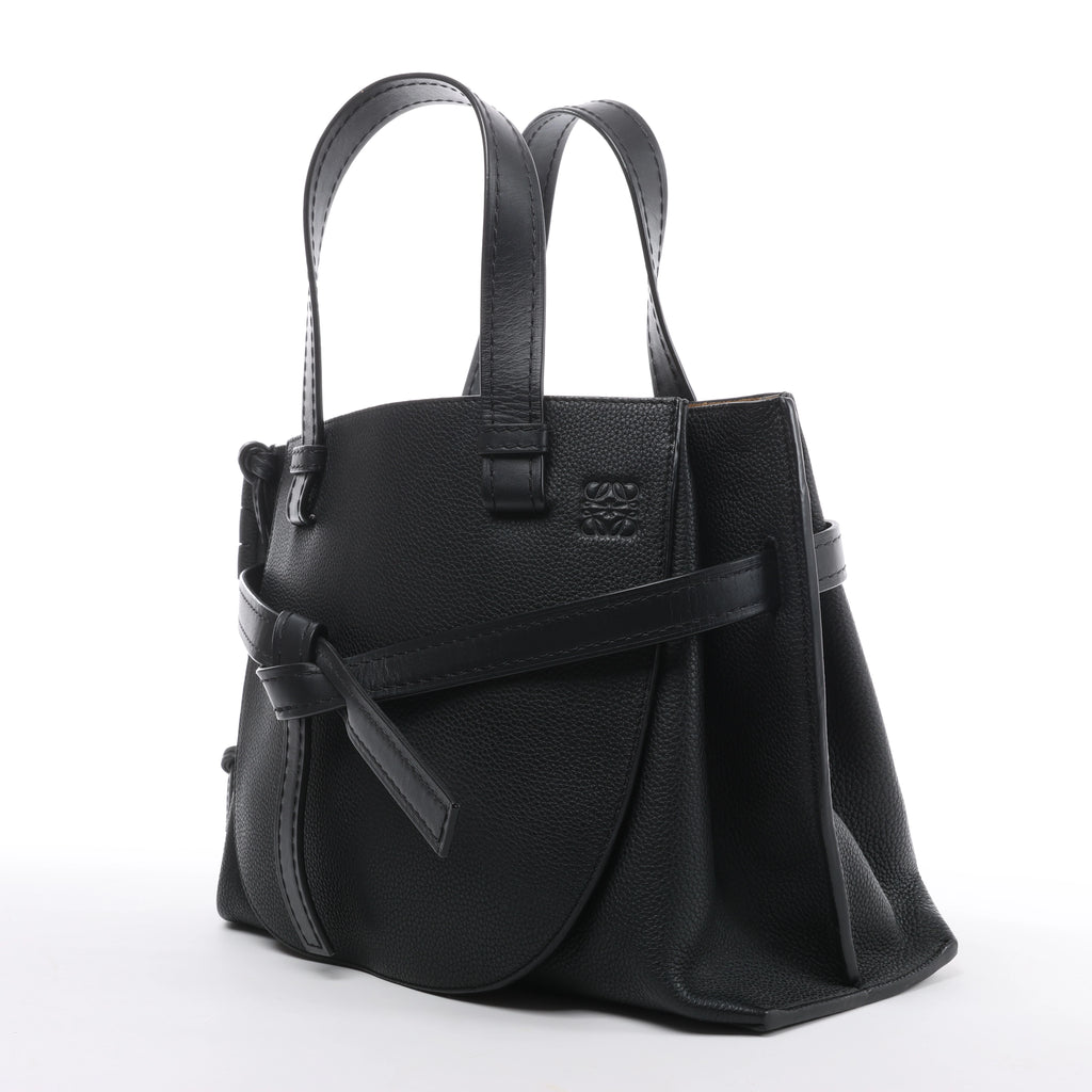 Bolso de mano LOEWE Puzzle pequeño de cuero 2 vías en rosa