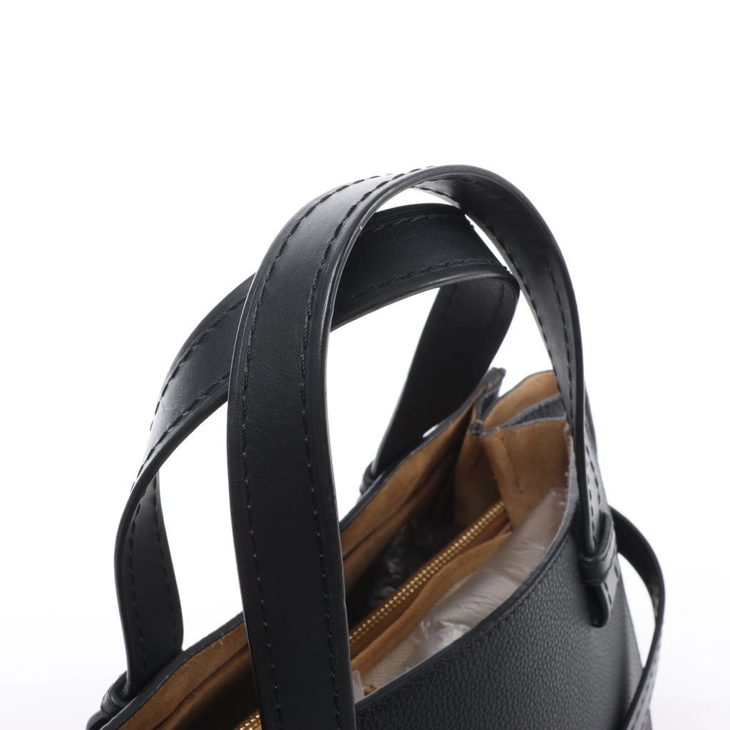 Bolso de mano LOEWE Puzzle pequeño de cuero 2 vías en rosa