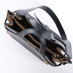 LOEWE Gate Top Handle Leather 2Way Handbag in Black