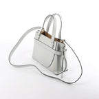 LOEWE Gate Mini Top Handle Leather 2Way Handbag in Gray