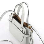 LOEWE Gate Mini Top Handle Leather 2Way Handbag in Gray
