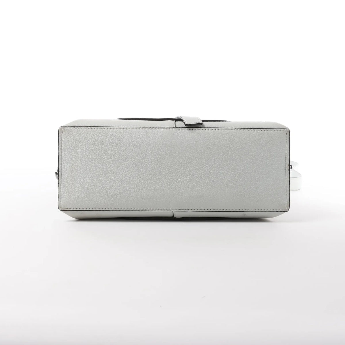 LOEWE Gate Mini Top Handle Leather 2Way Handbag in Gray
