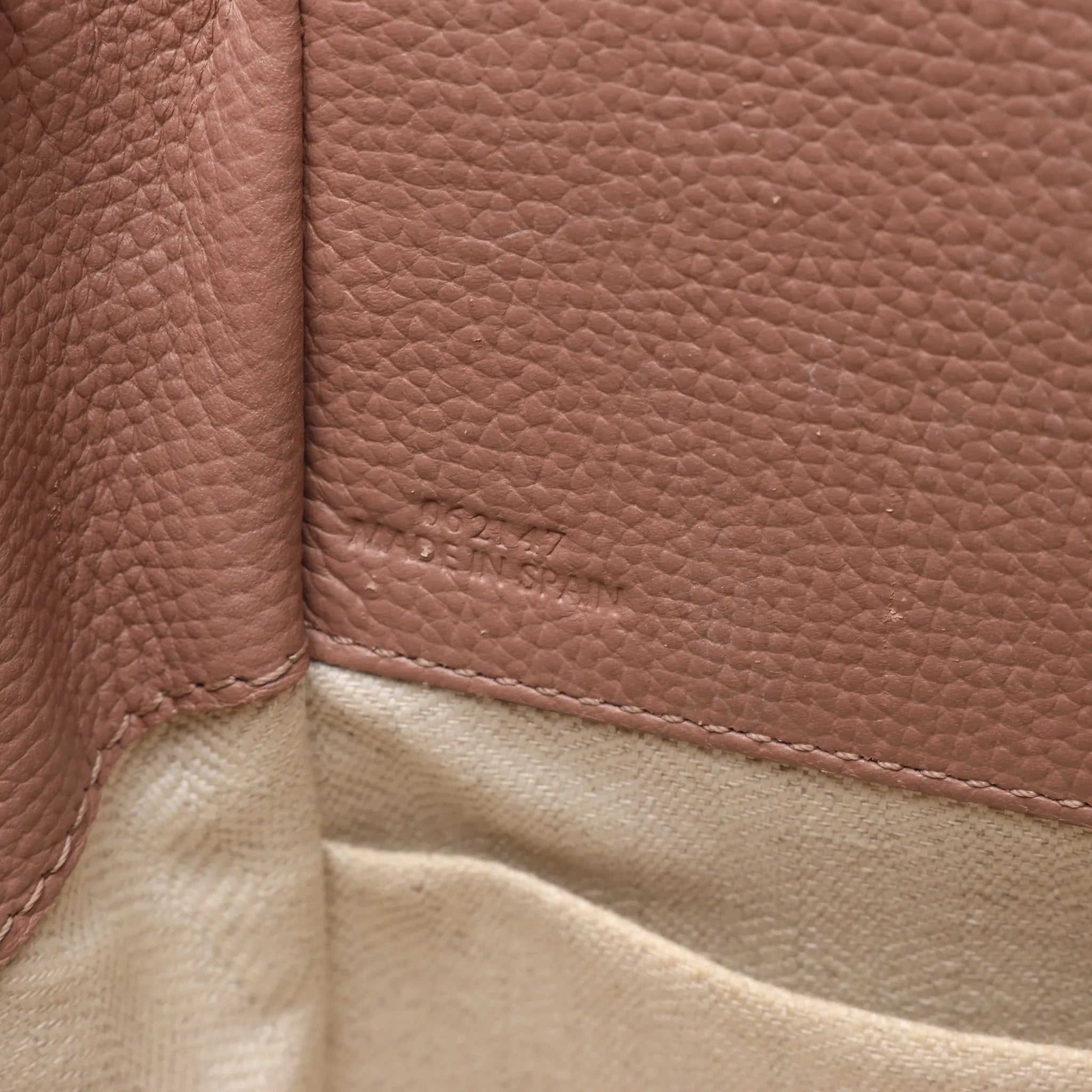 LOEWE Hammock Mini Leather 2Way Handbag in Dusty Pink