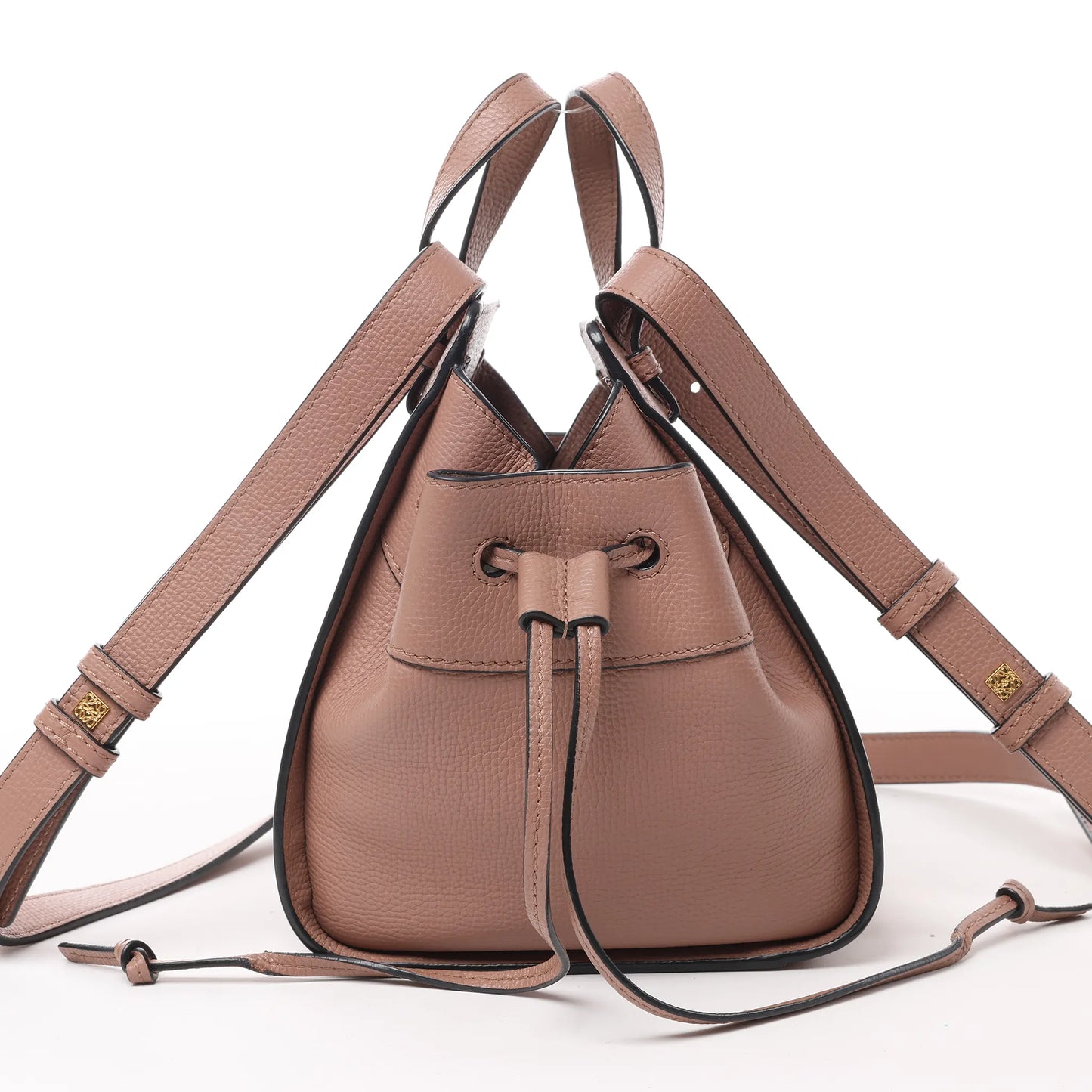 LOEWE Hammock Mini Leather 2Way Handbag in Dusty Pink