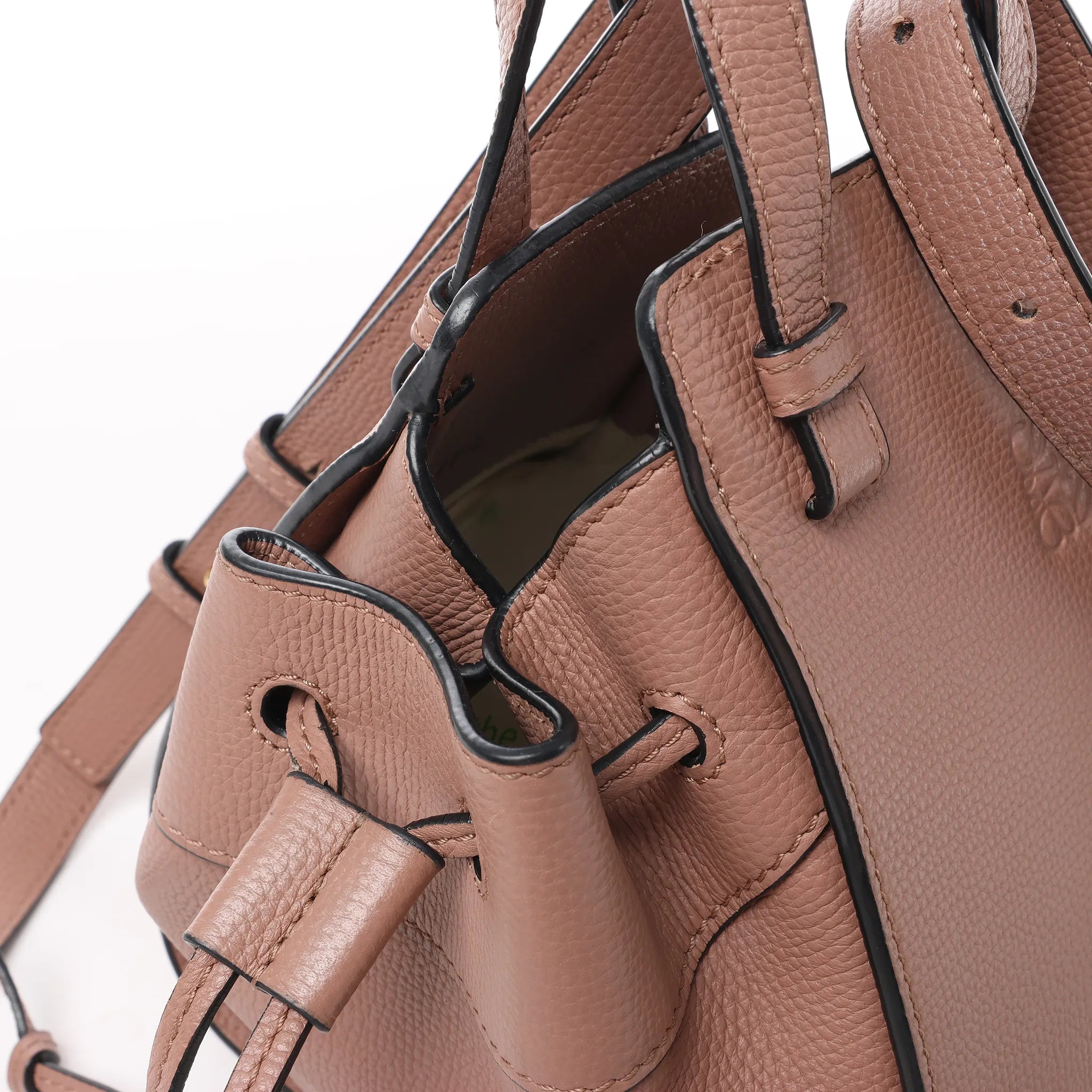 LOEWE Hammock Mini Leather 2Way Handbag in Dusty Pink