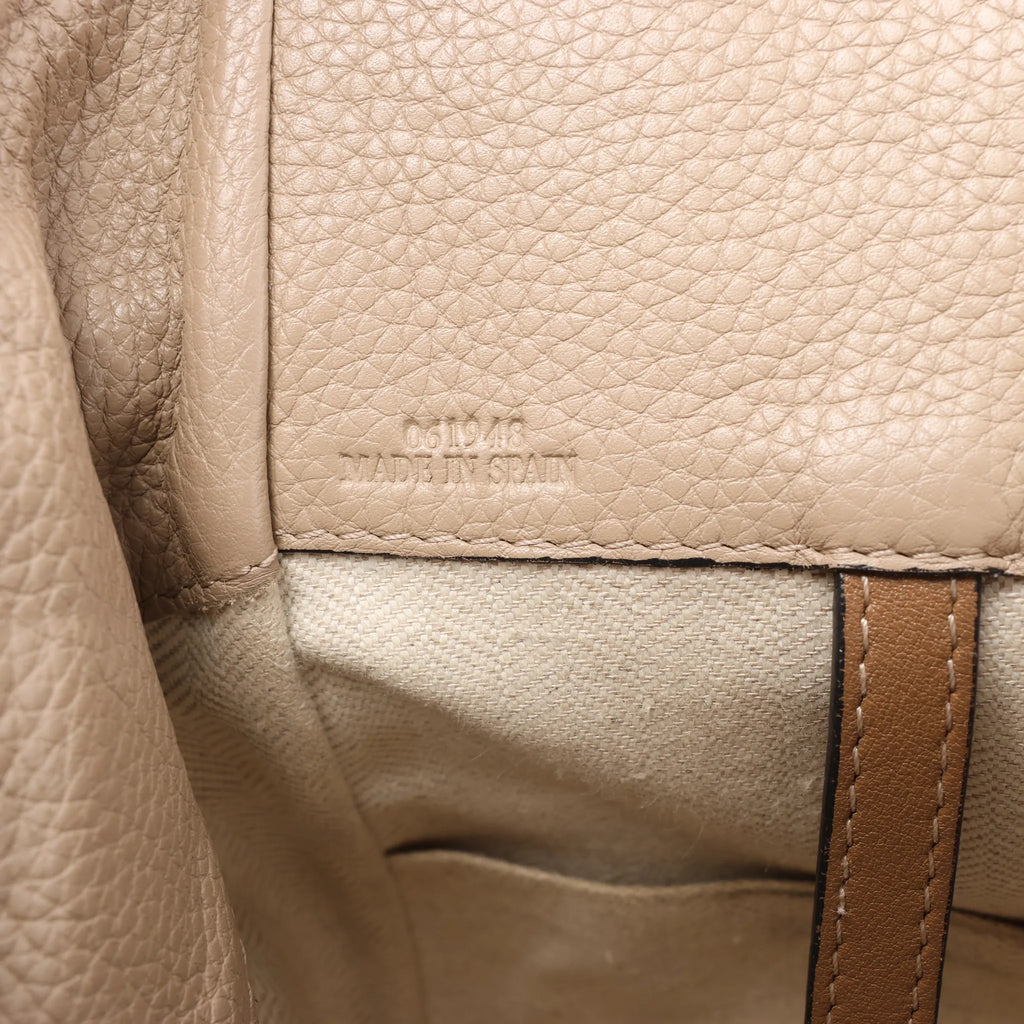 LOEWE Hammock Small Leather 2Way Handbag in Beige