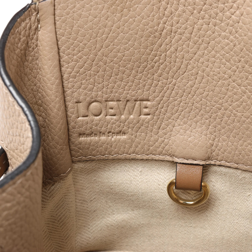 LOEWE Hammock Small Leather 2Way Handbag in Beige