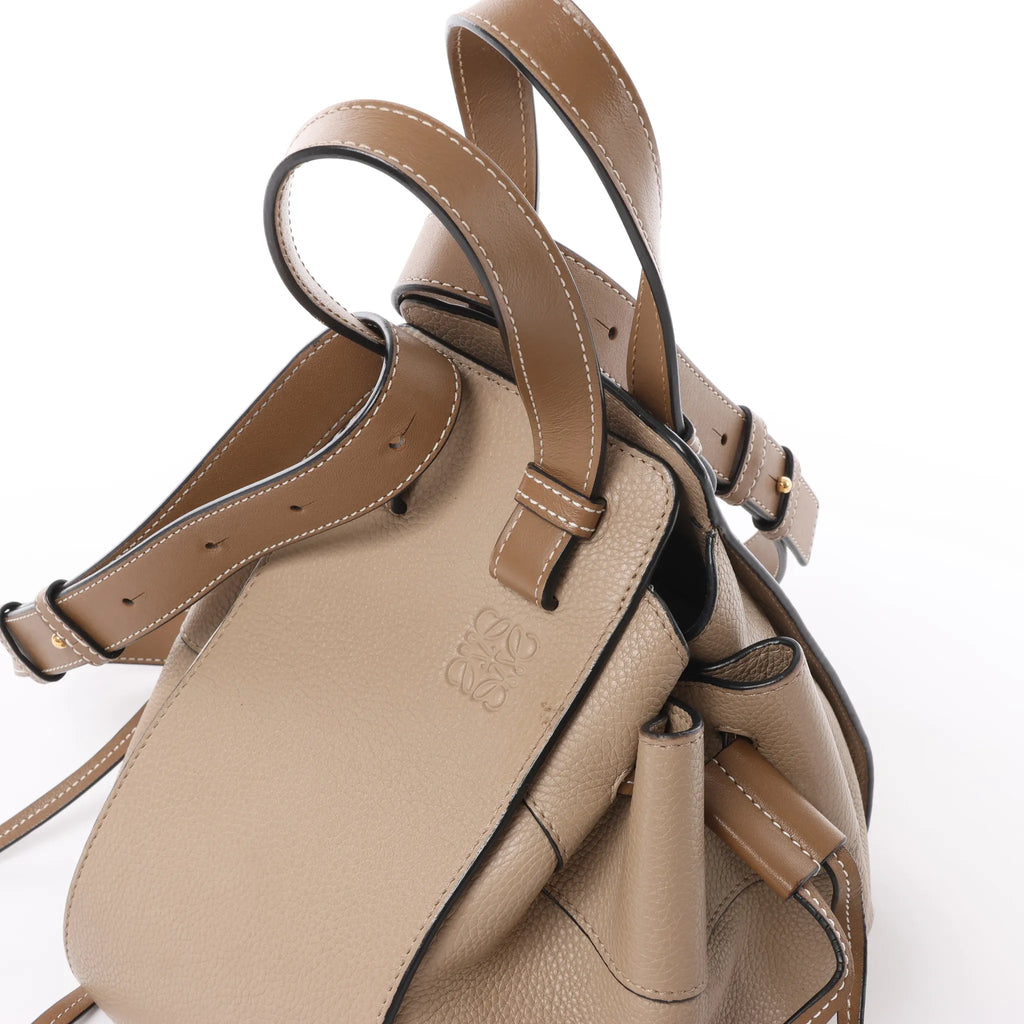 LOEWE Hammock Small Leather 2Way Handbag in Beige
