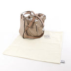 LOEWE Hammock Medium Leather 2Way Handbag in Beige