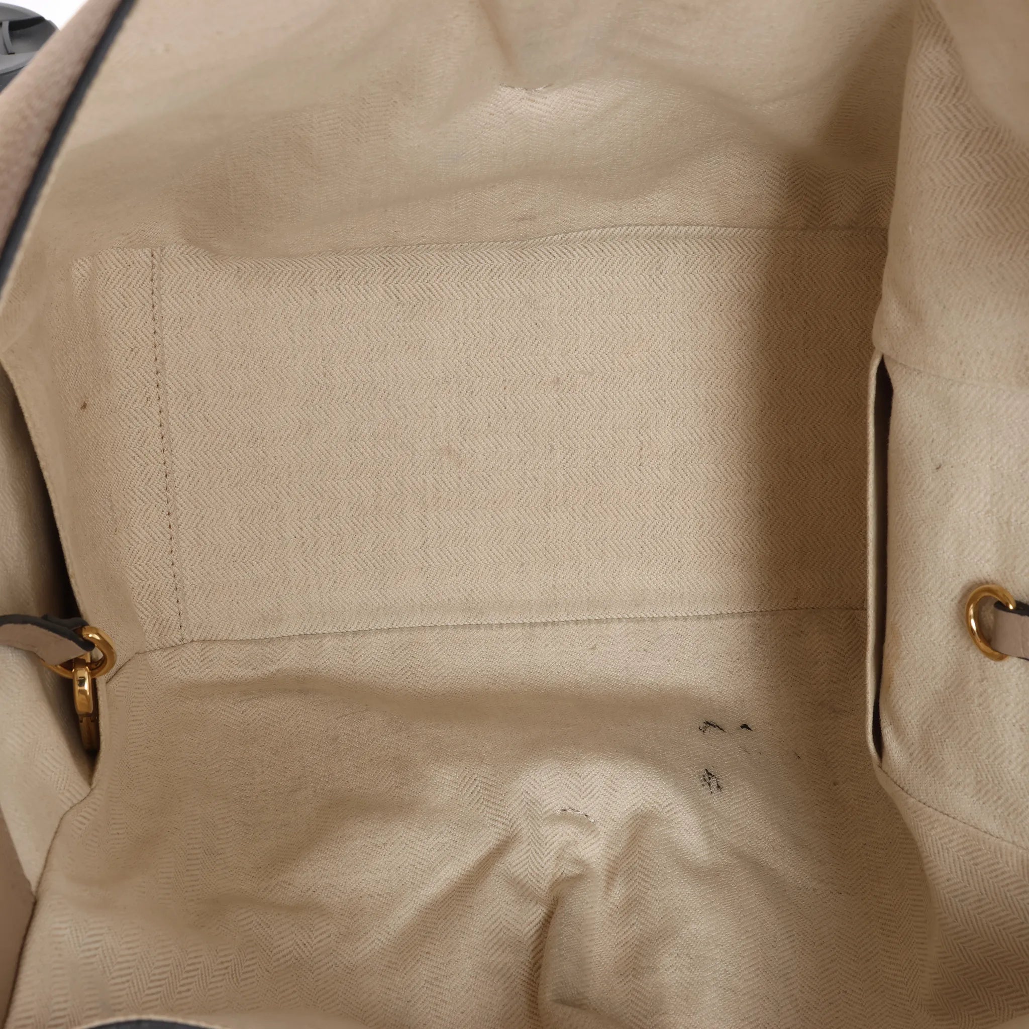 LOEWE Hammock Medium Leather 2Way Handbag in Beige