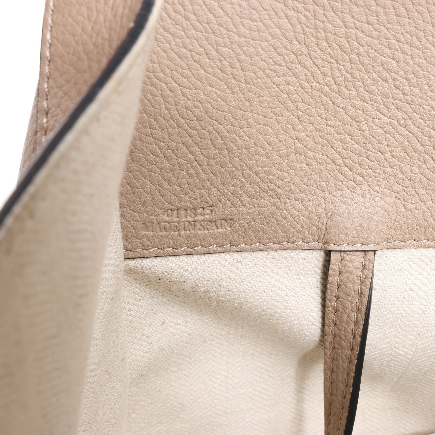 LOEWE Hammock Medium Leather 2Way Handbag in Beige