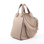 LOEWE Hammock Medium Leather 2Way Handbag in Beige