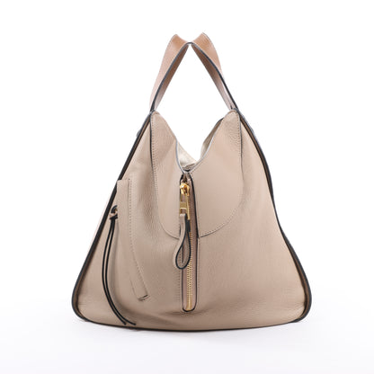 LOEWE Hammock Medium Leather 2Way Handbag in Beige