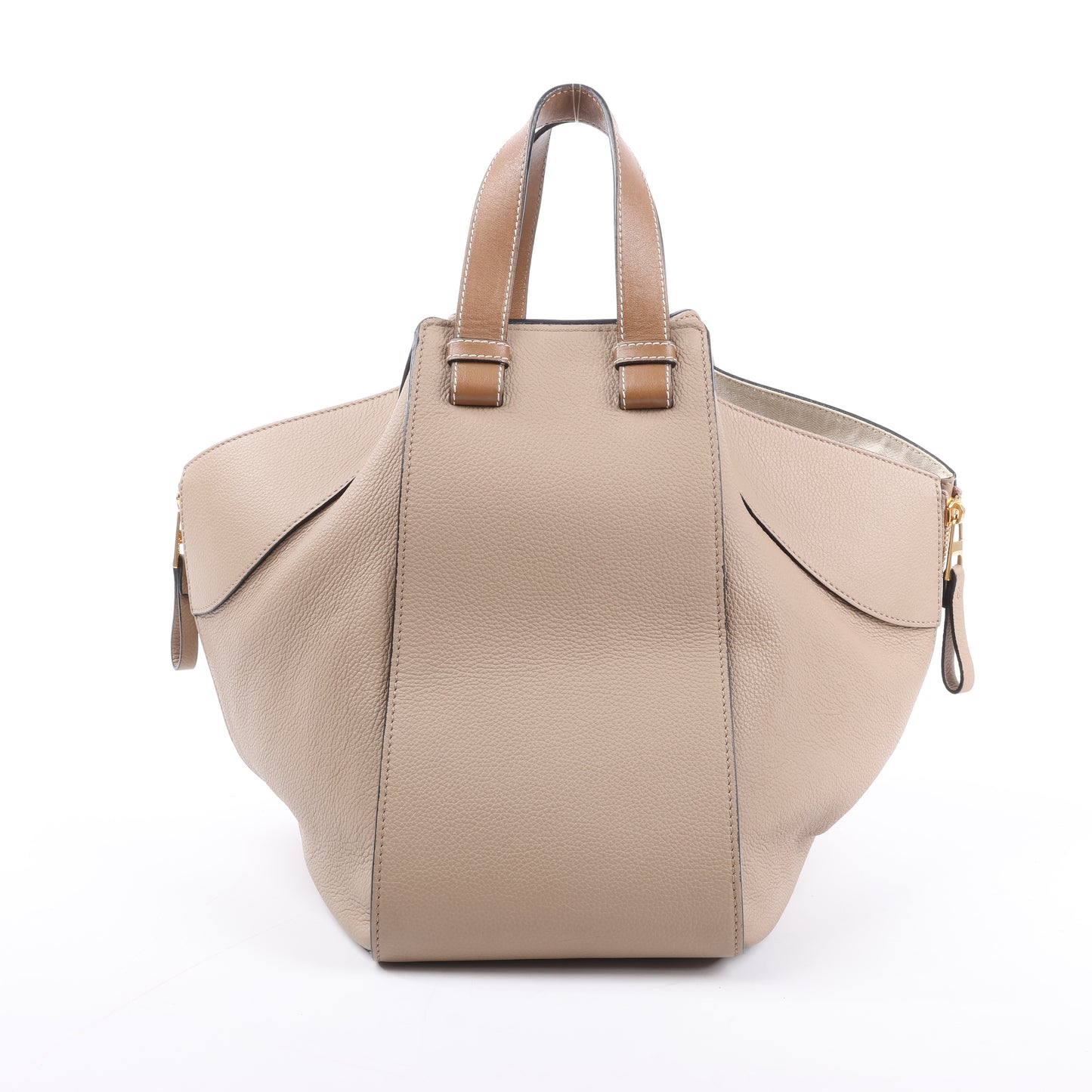 LOEWE Hammock Medium Leather 2Way Handbag in Beige