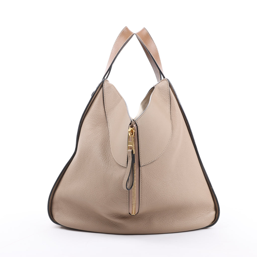 LOEWE Hammock Medium Leather 2Way Handbag in Beige