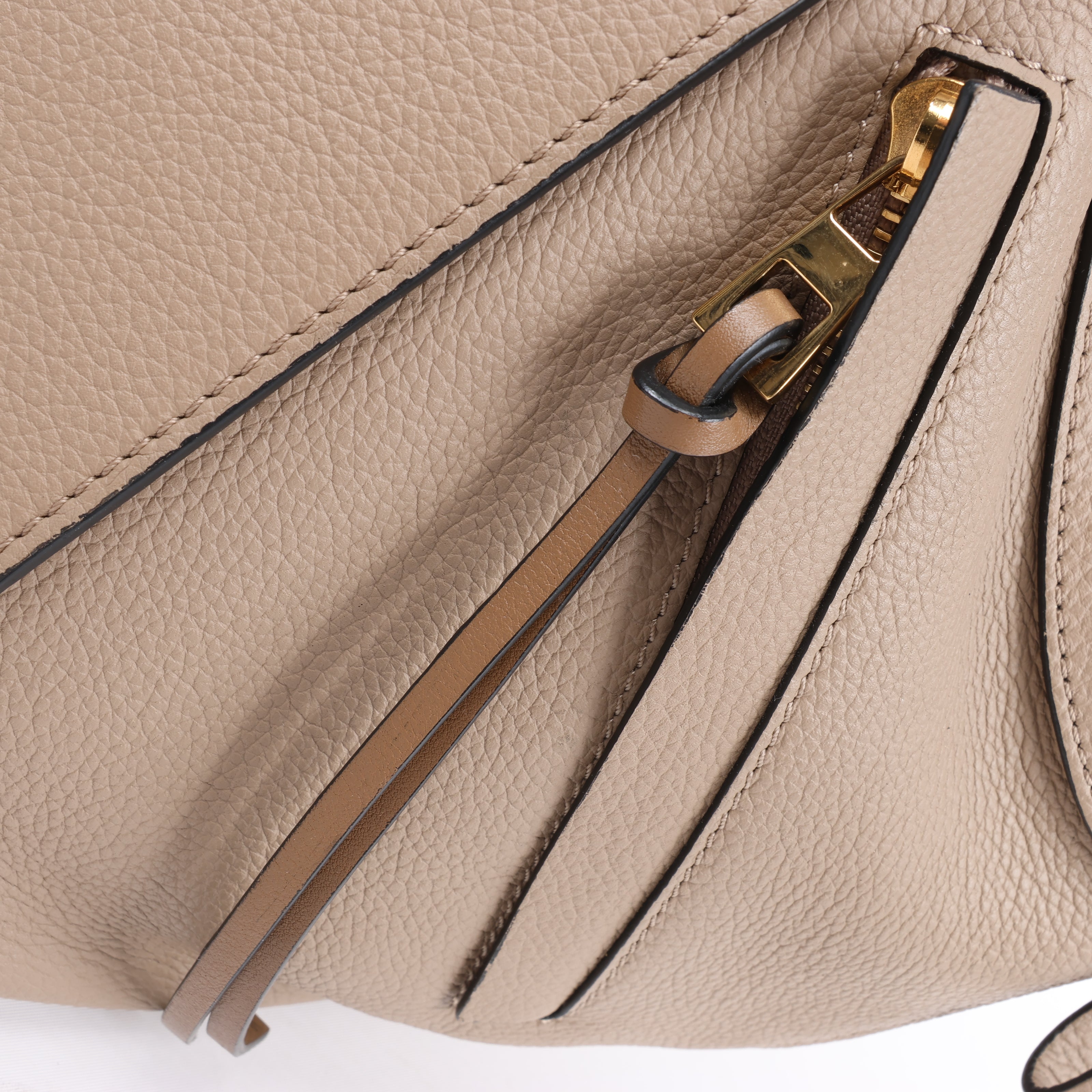 LOEWE Hammock Medium Leather 2Way Handbag in Beige