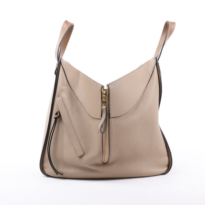 LOEWE Hammock Medium Leather 2Way Handbag in Beige