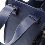 LOEWE Hammock Medium Leather 2Way Handbag in Navy Blue