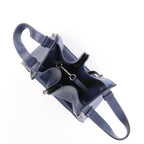 LOEWE Hammock Medium Leather 2Way Handbag in Navy Blue