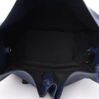 LOEWE Hammock Medium Leather 2Way Handbag in Navy Blue