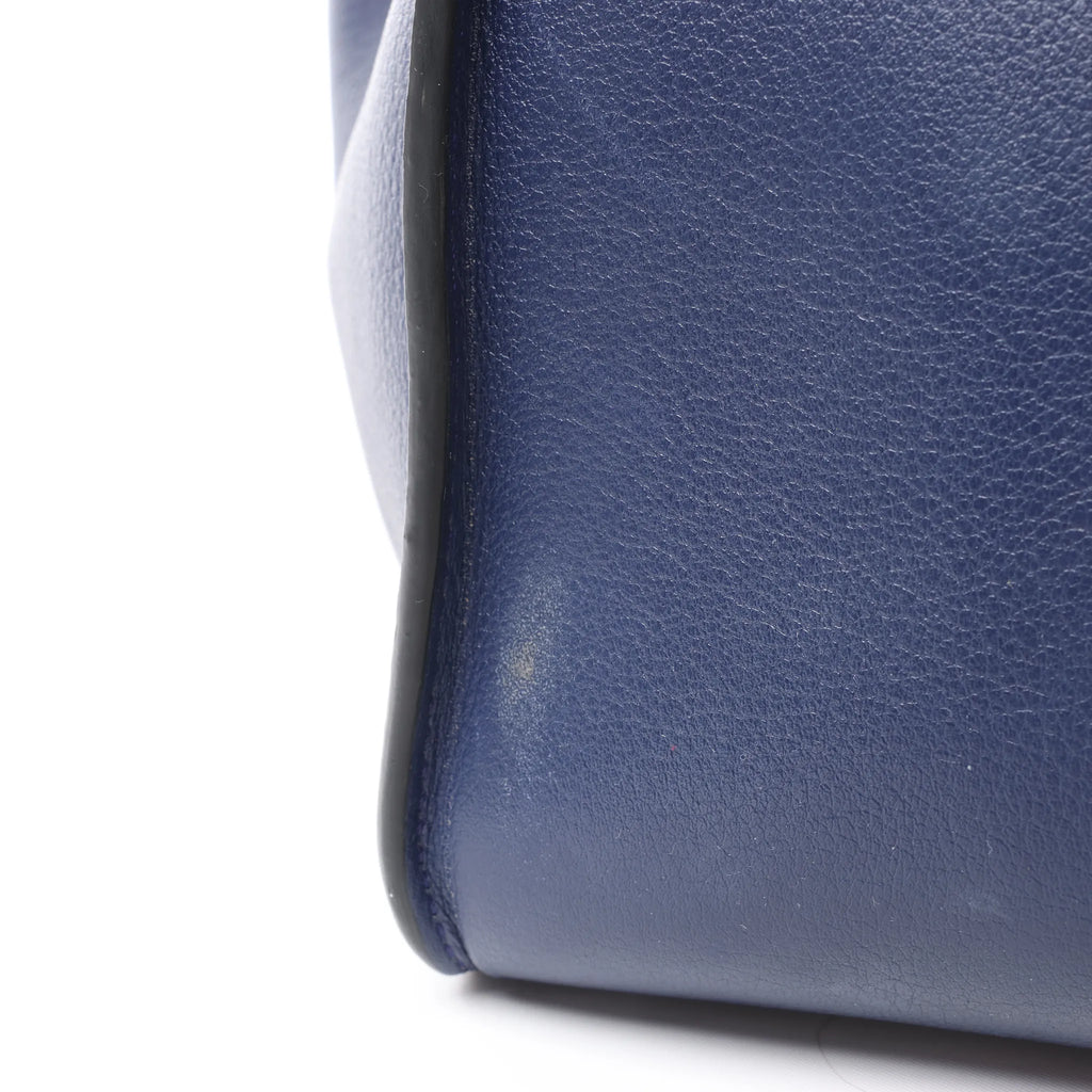 LOEWE Hammock Medium Leather 2Way Handbag in Navy Blue