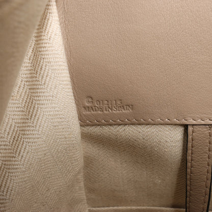 LOEWE Hammock Kleine 2-Wege-Handtasche aus Leder in Beige