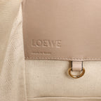 LOEWE Hammock Small Leather 2Way Handbag in Beige