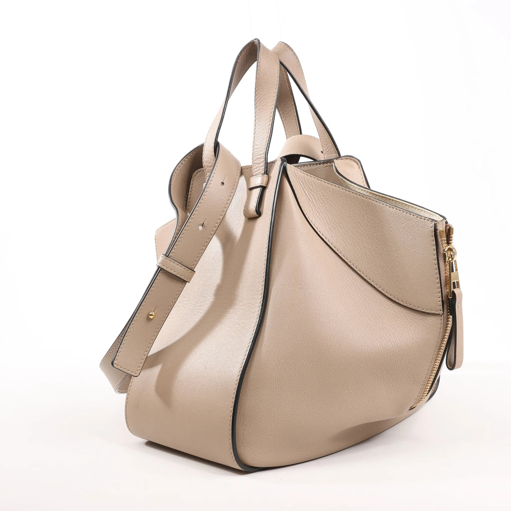 LOEWE Hammock Small Leather 2Way Handbag in Beige