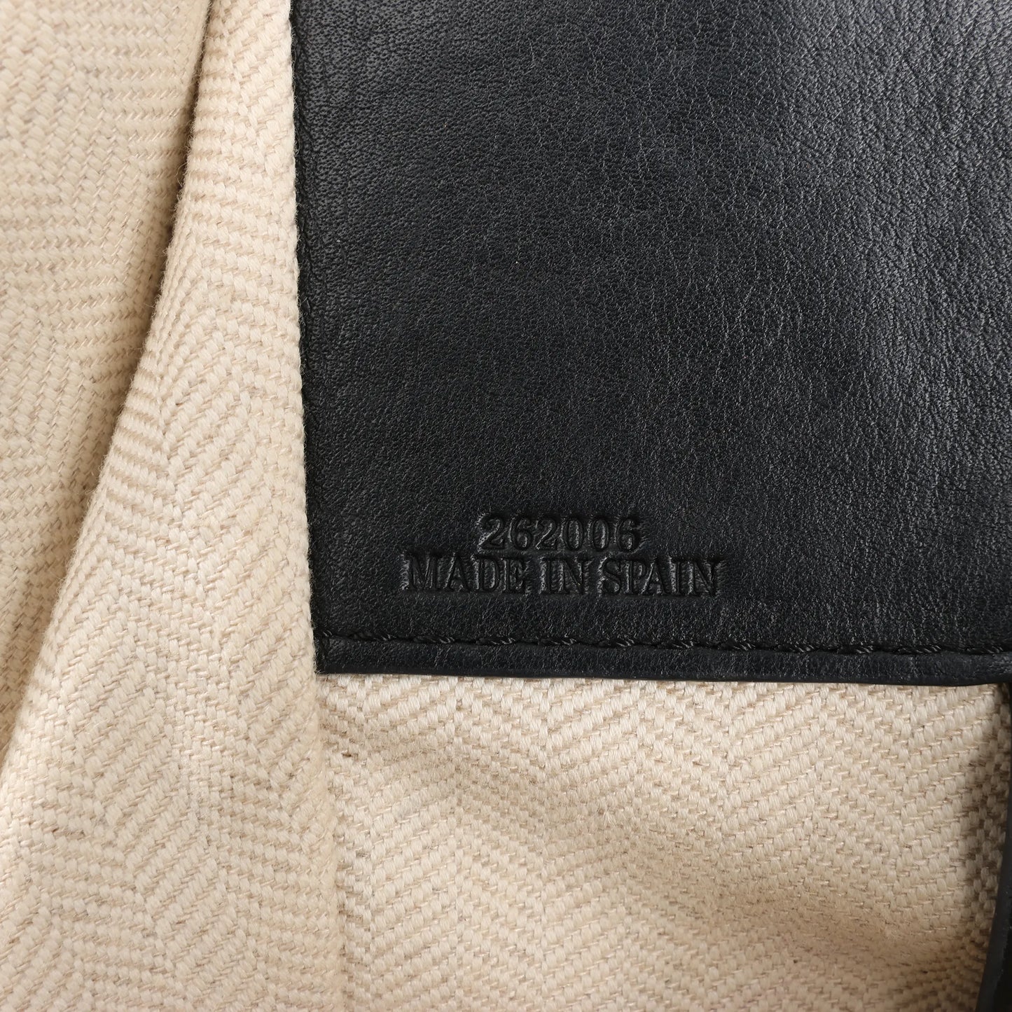 LOEWE Hammock Small Leather 2Way Handbag in Orange x Black x Beige